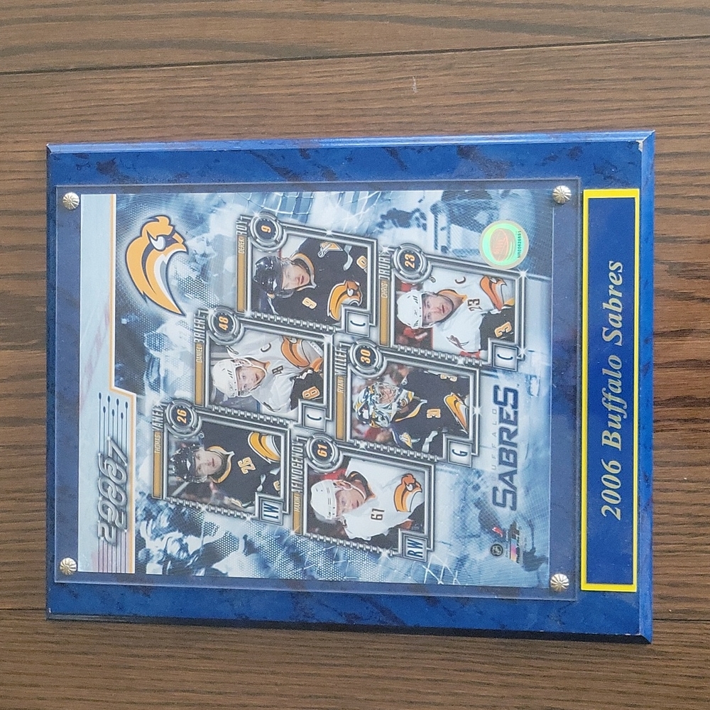 Buffalo Sabres 2006 2007  Plaque